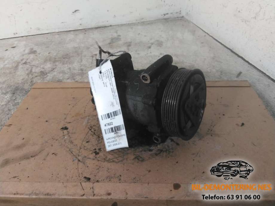 Aircondition kompressor til Peugeot 207, 2006-2012  