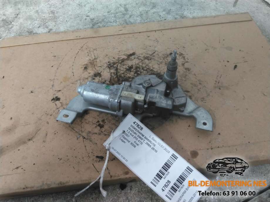 Viskerarm bakrute til Suzuki Swift, 2005-2010  