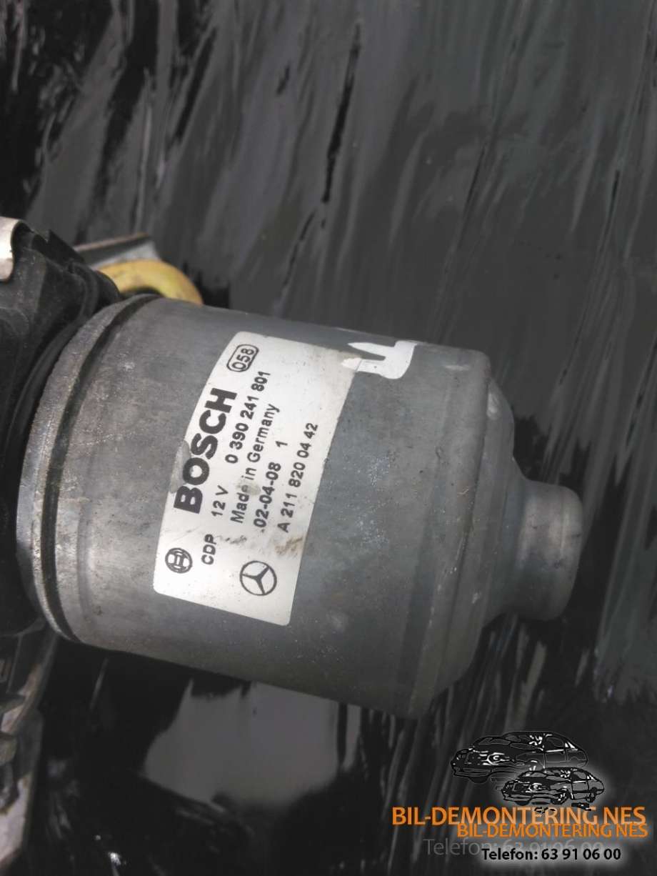 Viskermotor frontrute komplett m/overføring til Mercedes E-Klasse 2002-2006 (Fase 1) (W211) (W211) (0390241801|)