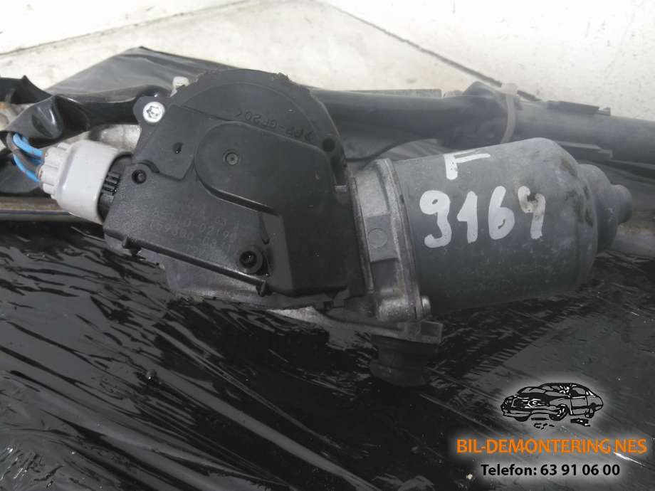 Viskermotor frontrute komplett m/overføring til Toyota Auris 2007-2010 (Type I, Fase 1)  (85110-02190|159300-0831|)