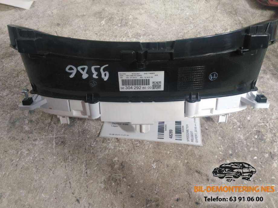 Speedometer til Peugeot Expert 2016-->> (Type III)  (983042928000|)