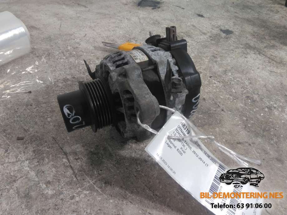 Dynamo til Toyota Yaris, 2012-2014 (Type III, Fase 1)  (270600Q151)