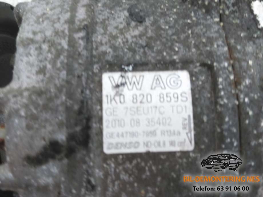 Aircondition kompressor til Audi A3 2003-2008 (Type II, Fase 1)
