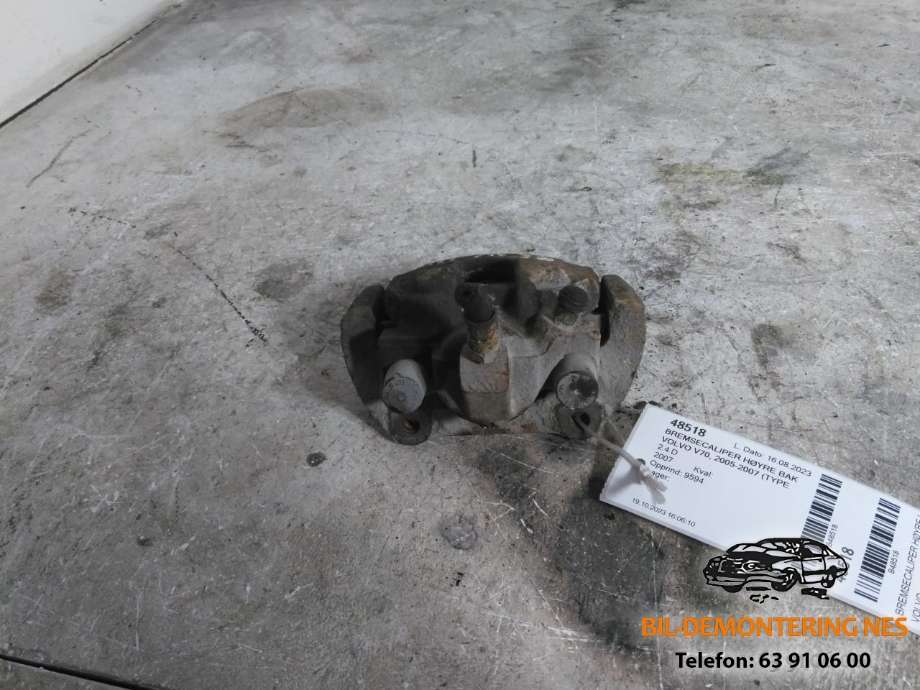 Bremsecaliper høyre bak til Volvo V70 2005-2007 (Type II, Fase 2)