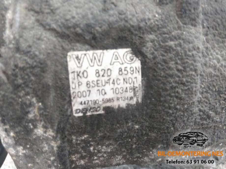 Aircondition kompressor til Audi A3 2003-2008 (Type II, Fase 1)  (1K0820859N|)