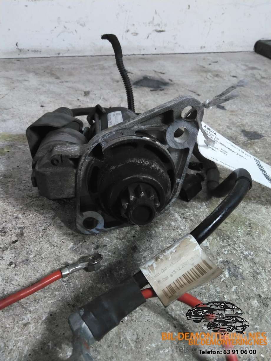 Starter til Audi A3 2003-2008 (Type II, Fase 1)  (02Z911023G|)