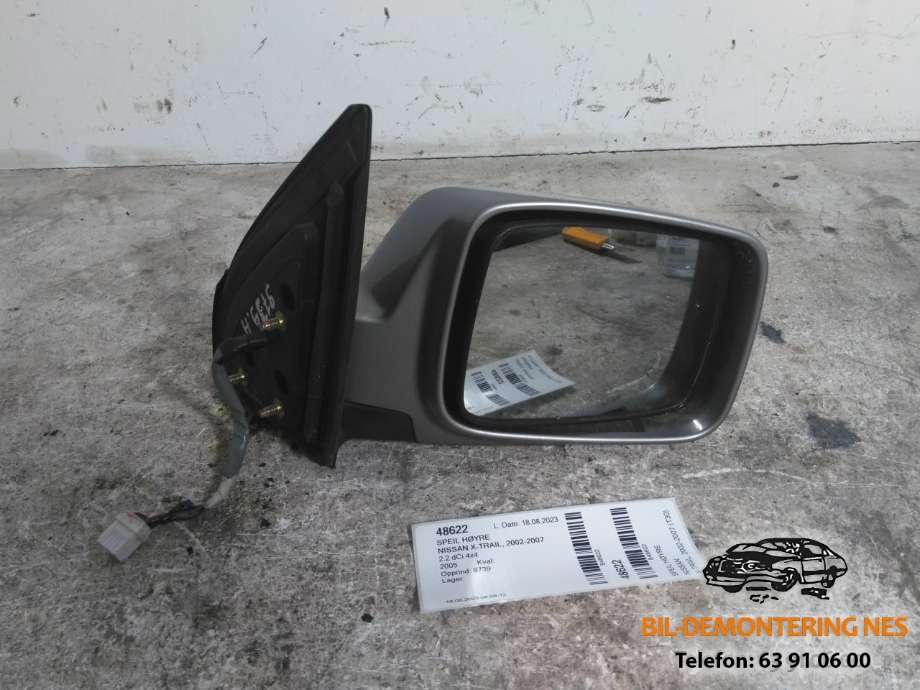 Speil høyre til Nissan X-Trail, 2002-2007 (T30) (T30) 