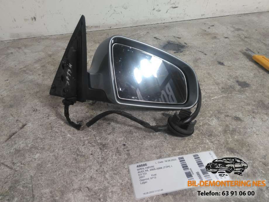Speil høyre til Audi A6, 2005-2008 (Type III, Fase 1) (C6) (C6) 