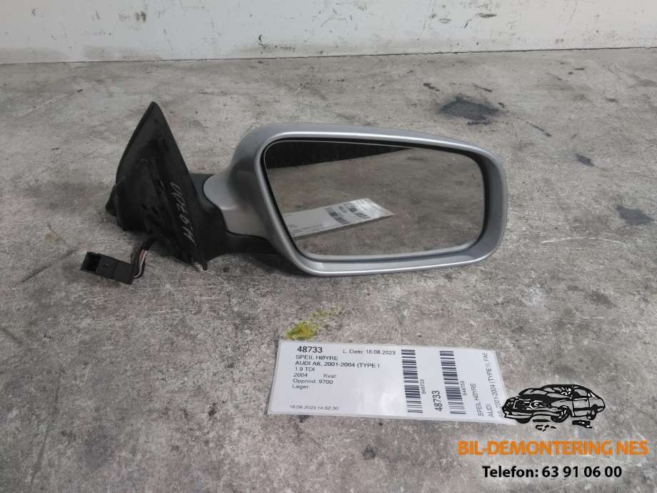 Speil høyre til Audi A6, 2001-2004 (Type II, Fase 2) (C5) (C5) 