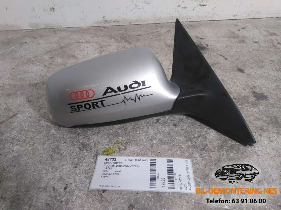 Speil høyre til Audi A6 2001-2004 (Type II, Fase 2) (C5) (C5) 
