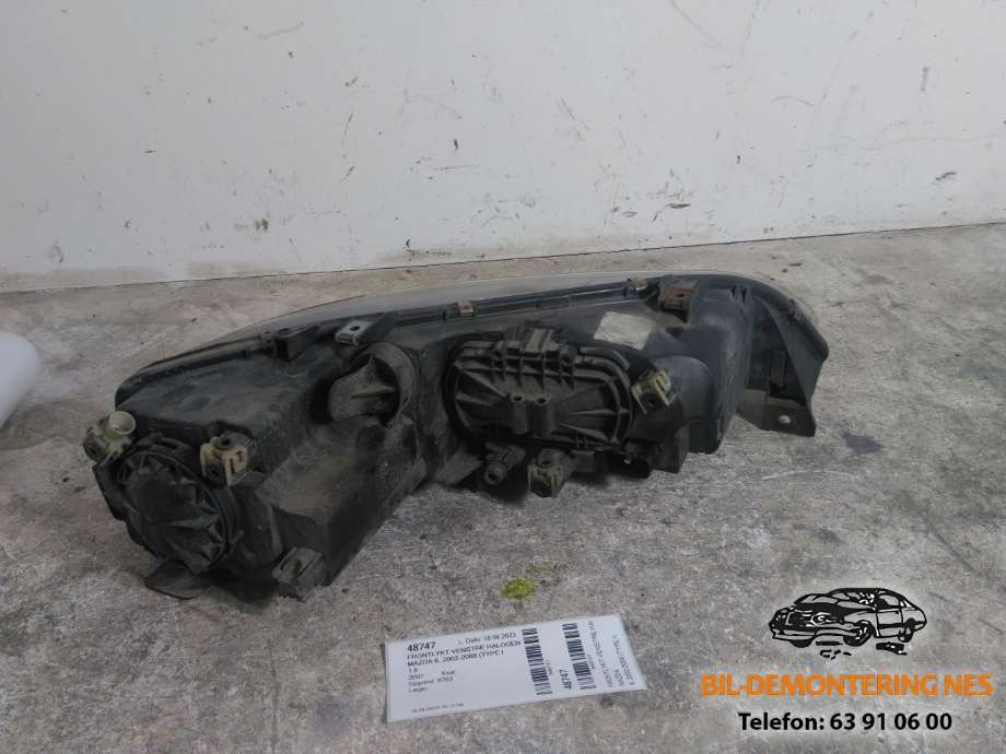 Frontlykt venstre halogen til Mazda 6 2002-2008 (Type I)  