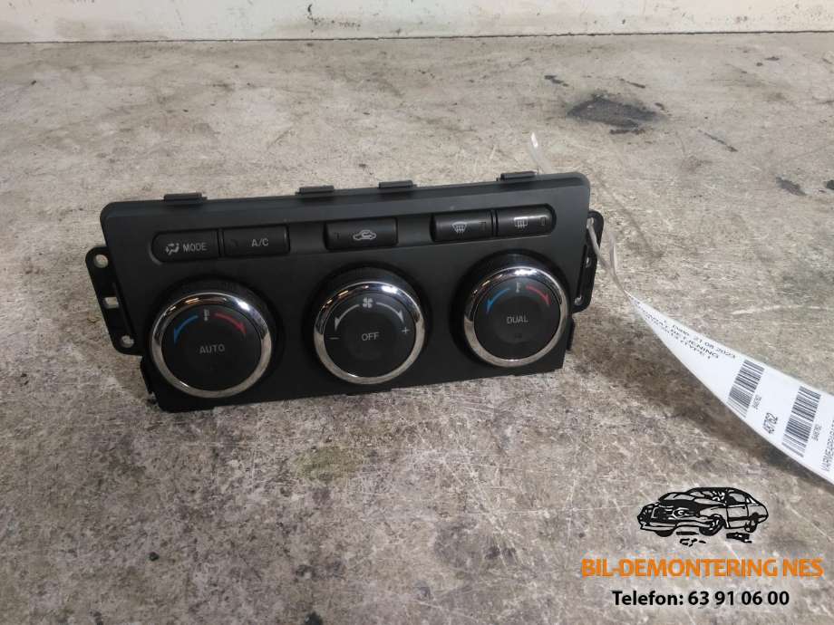 Varmeapparat betjening til Mazda 6, 2010-2013 (Type II, Fase 2)  