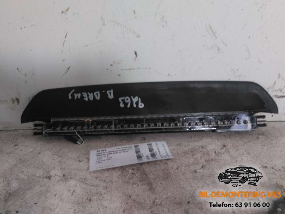 Baklykt bremselys bakrute til BMW X6, 2008-2014 (E71/E72) (E71/E72) 