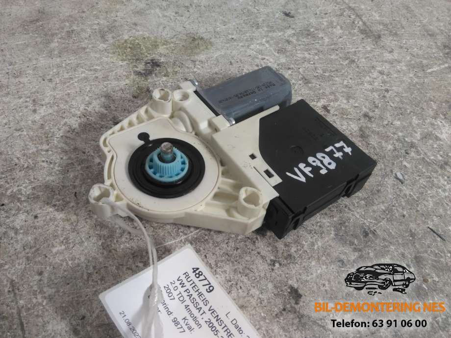 Ruteheis, kun motor, venstre foran til VW Passat, 2005-2010 (B6) (B6) 