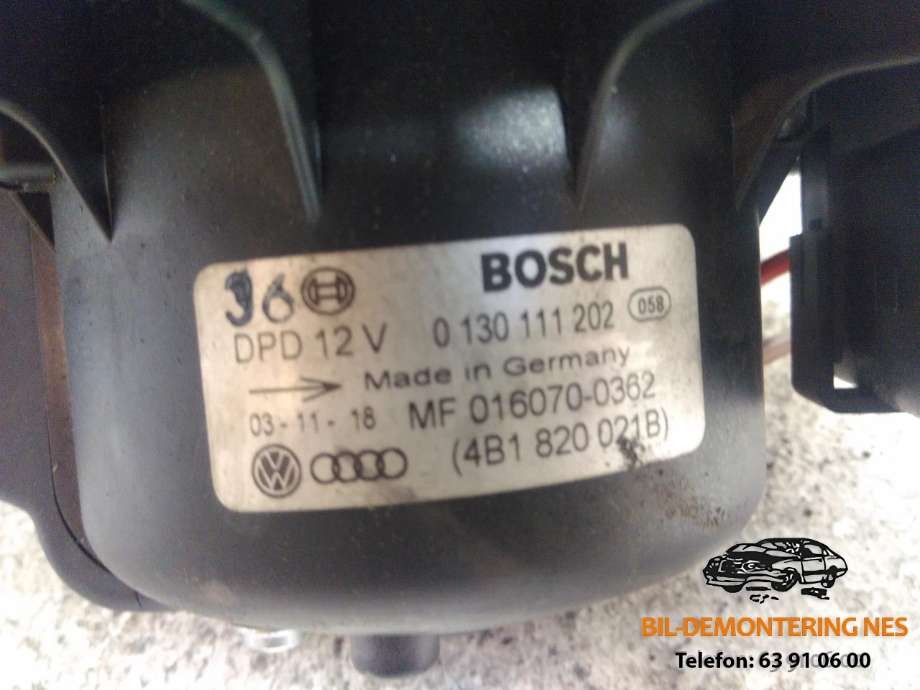 Varmeapparat motor til Audi A6 2001-2004 (Type II, Fase 2) (C5) (C5) (0130111202|)