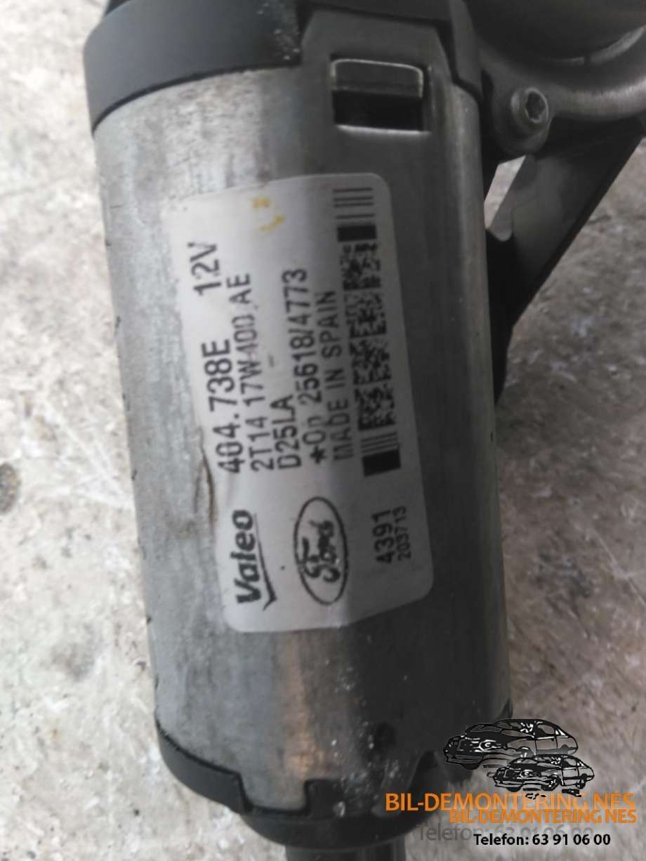 Viskermotor bakrute høyre til Ford Transit Connect 2009-2013 (Type I, Fase 2)  (404738E|)