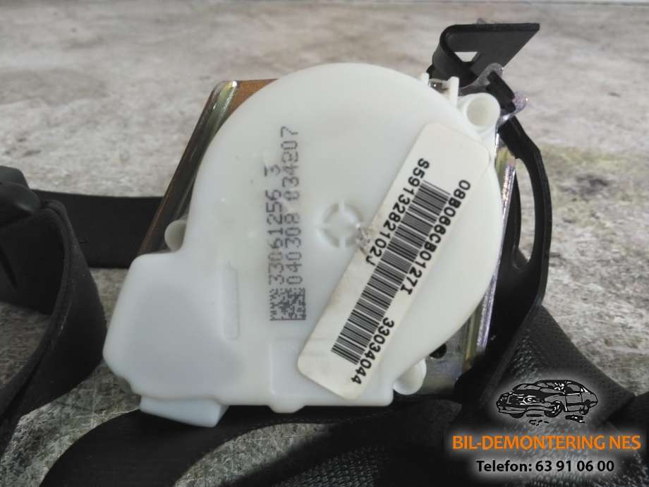 Sikkerhetsbelte bak midtre til BMW 5-Serie 2003-2010 (E60/E61) (E60/E61) (330612563|040308|034207)