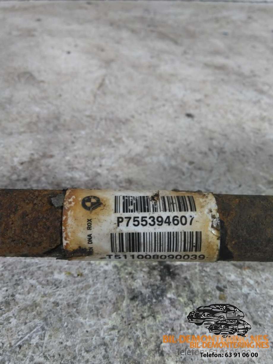 Drivaksel høyre foran, diesel/automat til BMW X6 2008-2014 (E71/E72) (E71/E72) (P755394607|)