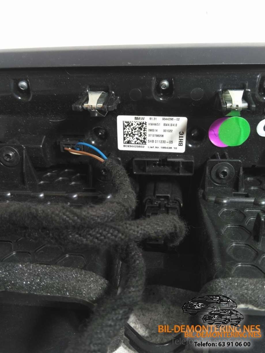 Varmeapparat betjening til BMW i3 2013-2022  (9344296-02|)