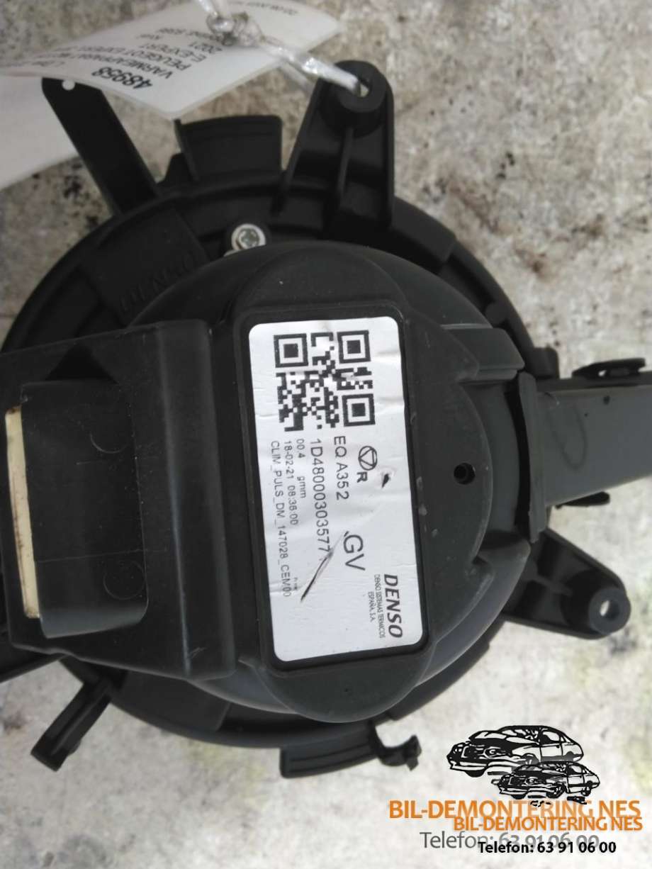 Varmeapparat motor til Peugeot Expert 2016-->> (Type III)  (1D48000303577|)