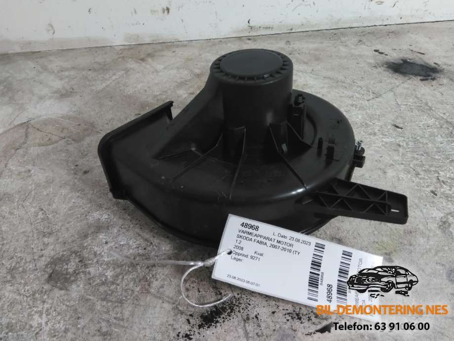 Varmeapparat motor til Škoda Fabia, 2007-2010 (Type II, Fase 1)  