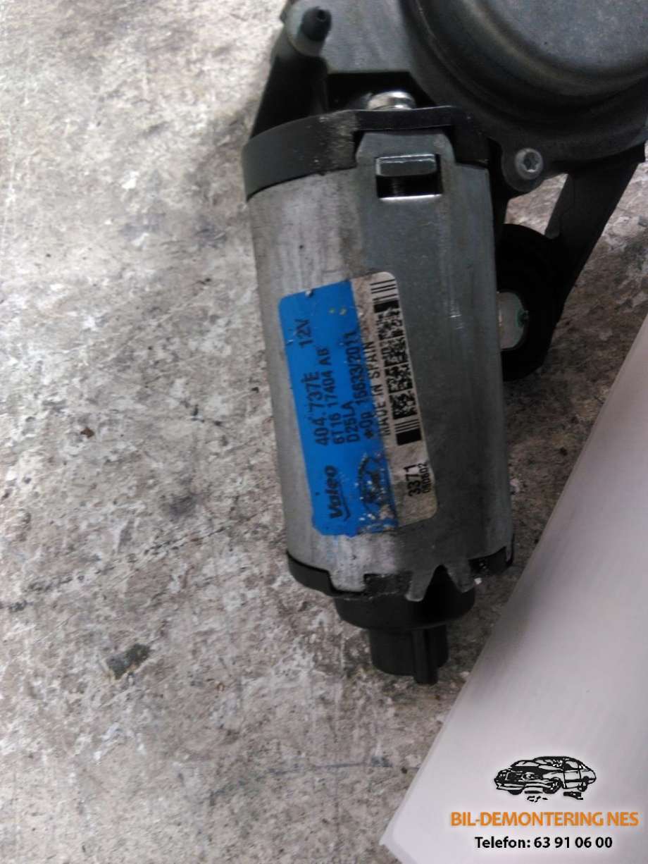 Viskermotor bakrute venstre til Ford Transit Connect 2009-2013 (Type I, Fase 2)  (404.737E|6T1617404AB|)