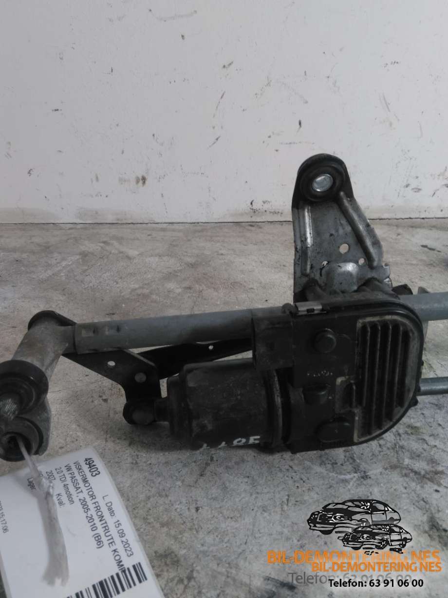 Viskermotor frontrute komplett m/overføring til VW Passat 2005-2010 (B6) (B6) (3C1955419A|0709272657|)