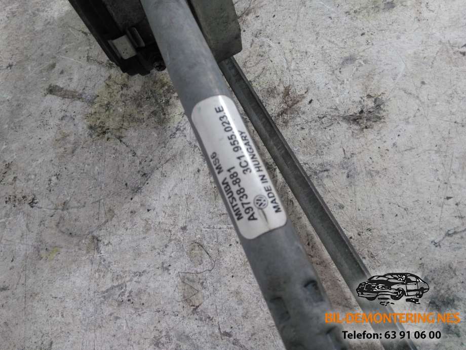Viskermotor frontrute komplett m/overføring til VW Passat 2005-2010 (B6) (B6) (3C1955419A|0709272657|)