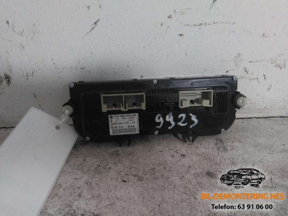 Varmeapparat betjening til Škoda Superb 2008-2015 (Type II)  (3T0907044BL|5HB009749-75|)