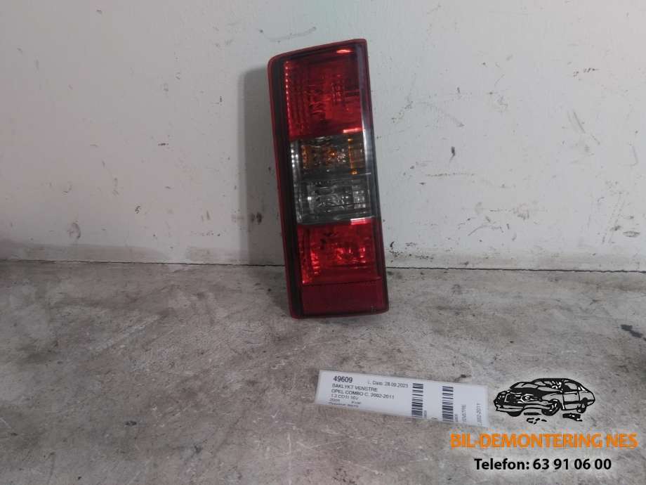 Baklykt venstre til Opel Combo C, 2002-2011  