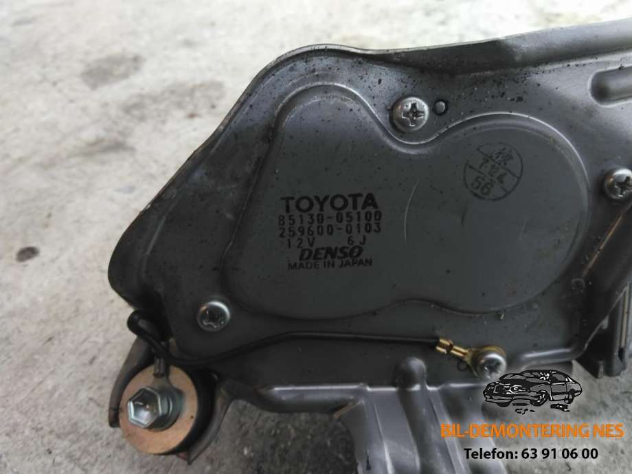 Viskermotor bakrute til Toyota Avensis 2003-2008 (Type II)  (85130-05100|259600-0103|)