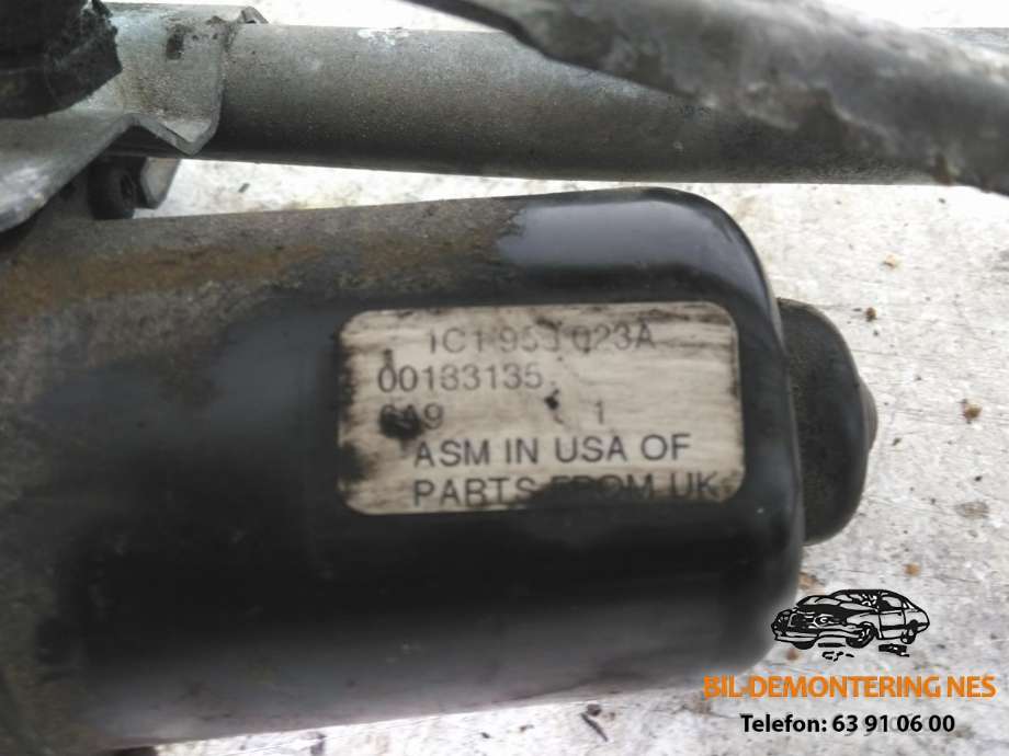 Viskermotor frontrute komplett m/overføring til VW Beetle 1998-2010 (Type I)  (1C1955023A|)