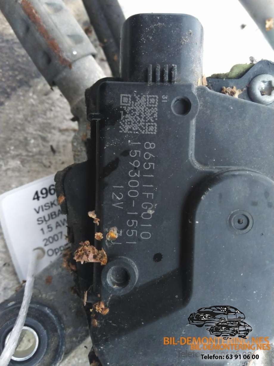 Viskermotor frontrute komplett m/overføring til Subaru Impreza 2008-2012 (Type III)  (86511FG010|159300-1551|)