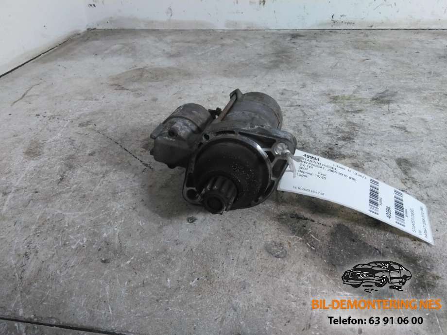 Starter diesel til VW Passat, 2005-2010 (B6) (B6) (02M 911 023)