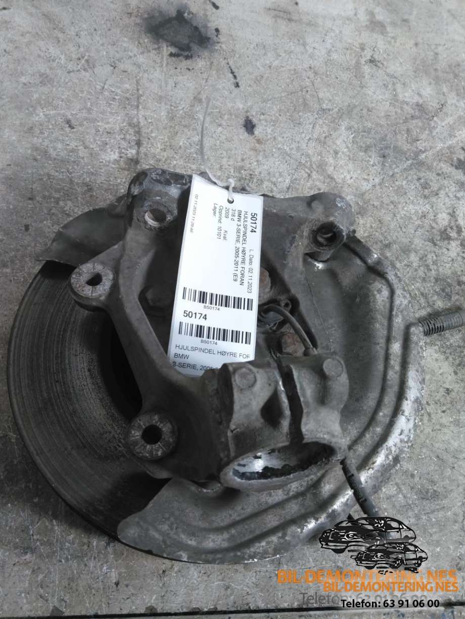 Hjulspindel høyre foran til BMW 3-Serie 2005-2011 (E90/E91/E92/E93) (E90/E91/E92/E93) (3121676444403|)