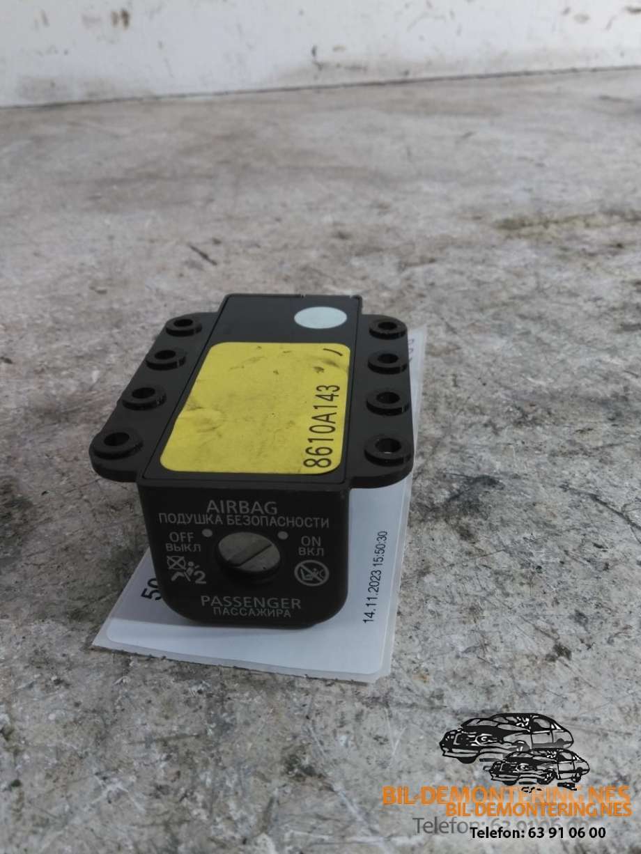 Airbag elektronikk til Citroën C-Zero, 2011-2020  (8610A143)