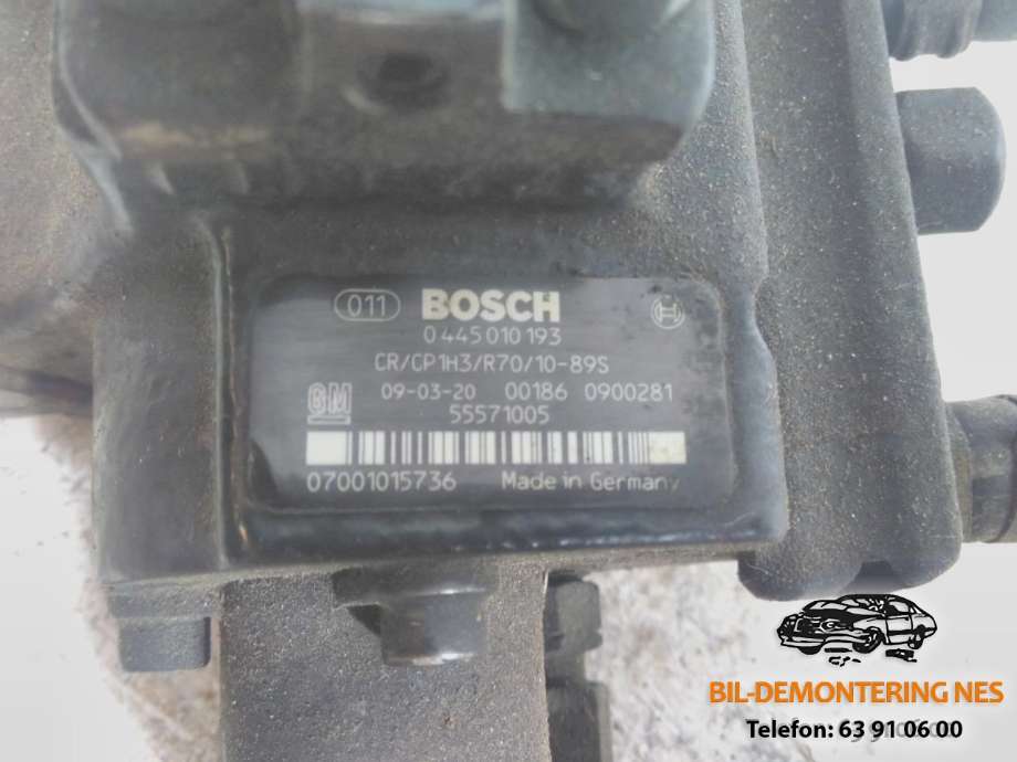 Dieselpumpe til Opel Insignia A 2009-2014  (0445010193|)