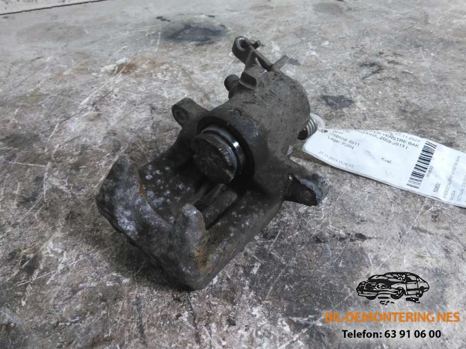 Bremsecaliper venstre bak til Škoda Octavia, 2009-2013 (Type II, Fase 2)  