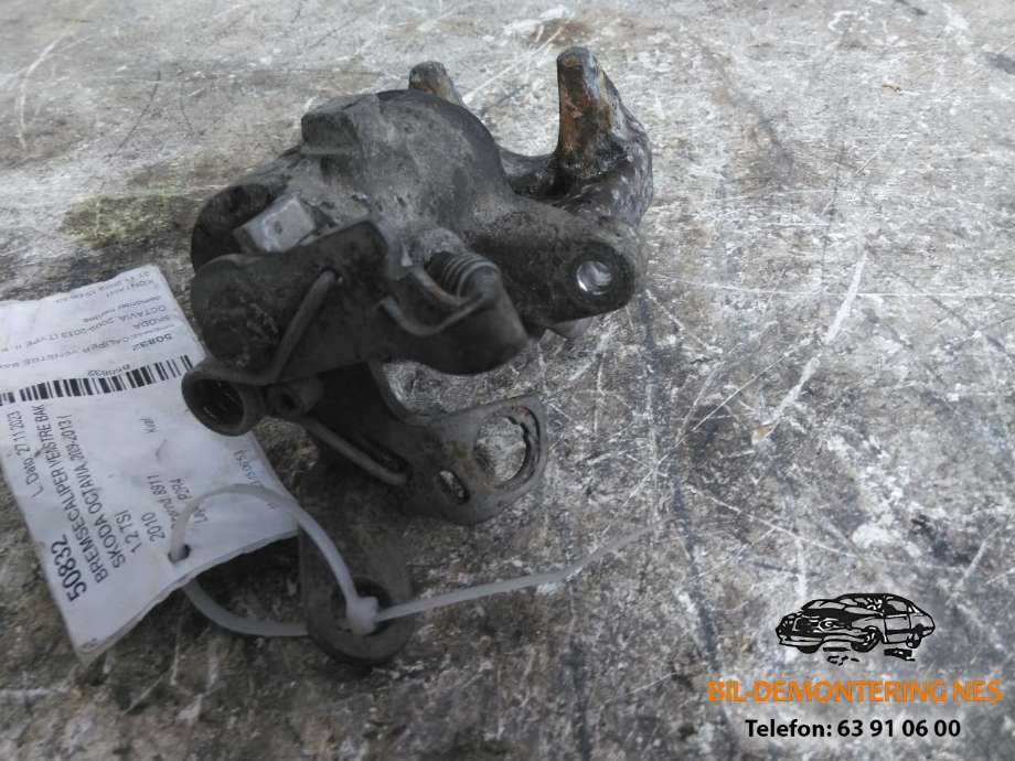 Bremsecaliper venstre bak til Škoda Octavia 2009-2013 (Type II, Fase 2)  