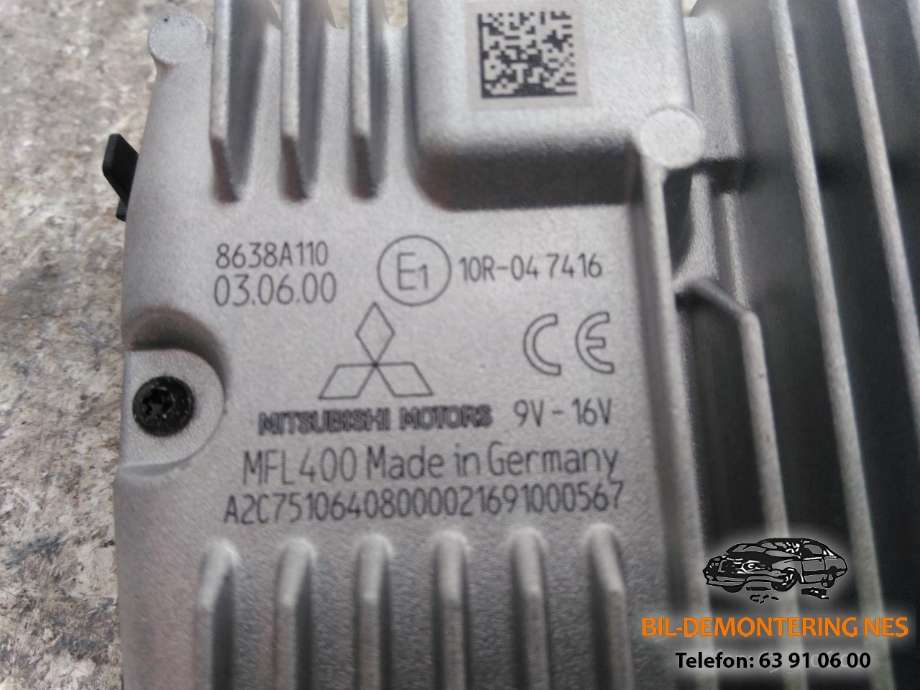Parkeringskamera foran til Mitsubishi Outlander 2015-->> (Type III, Fase 2)  (8638A110|)