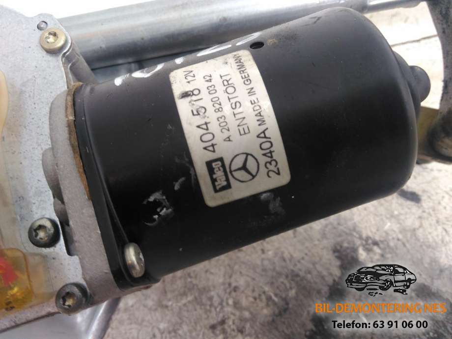 Viskermotor frontrute komplett m/overføring til Mercedes C-Klasse 2000-2004 (Fase 1) (W203) (W203) (404.518|)