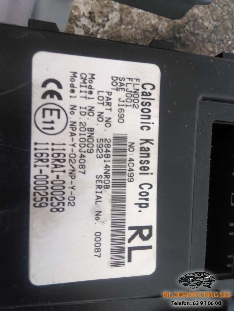 Styreenhet diverse til Nissan Leaf 2011-2017 (Type I)  