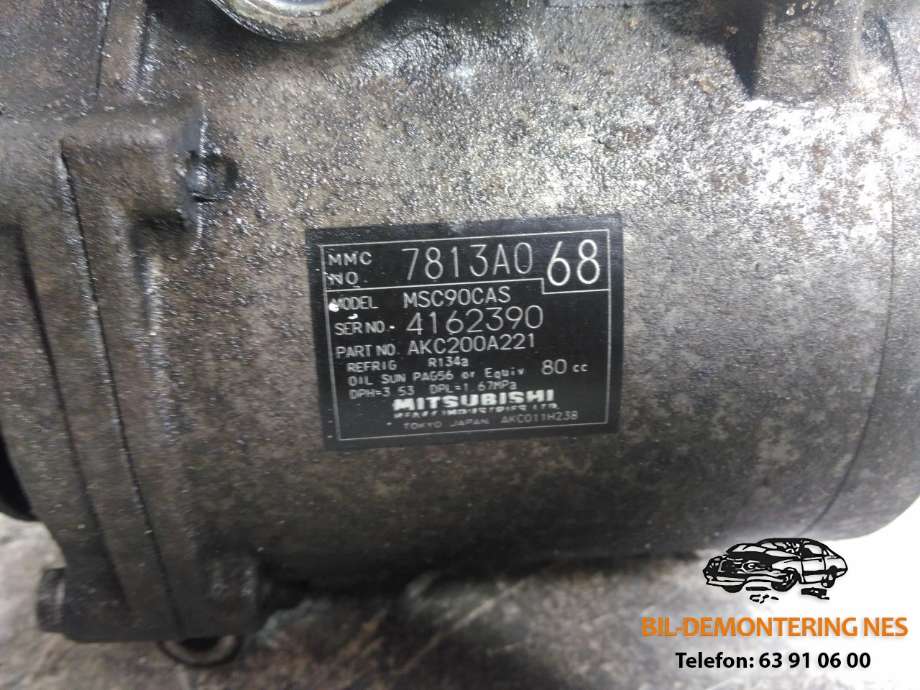 Aircondition kompressor til Mitsubishi Outlander 2007-2010 (Type II, Fase 1)  (AKC200A221|)