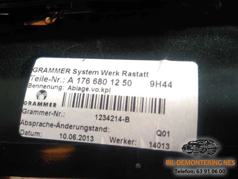 Varmeapparat betjening til Mercedes CLA 2013-2019 (C117) (C117) (A1766801250|)