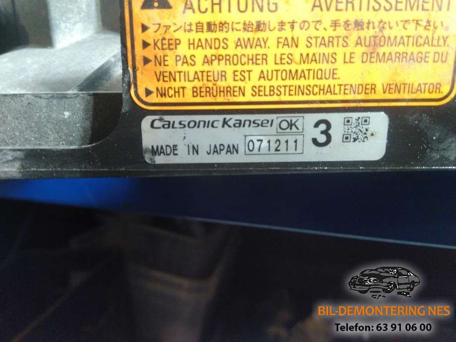 Kjølevifte elektrisk til Mitsubishi Outlander 2007-2010 (Type II, Fase 1)  