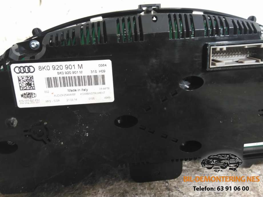 Speedometer til Audi A4, Allroad 2009-2016 (Type I) (B8) (B8) (8K0 920 901 M|)