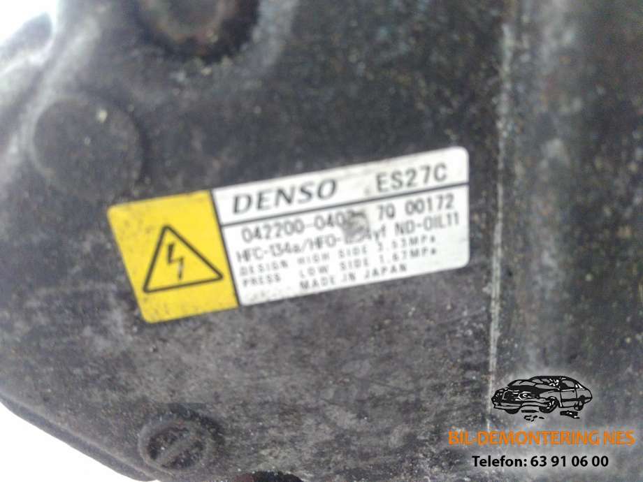 Aircondition kompressor hybrid til Toyota Prius +7 2012-2020 (Type III) (stasjonsvogn) (stasjonsvogn) (042200-0402|)