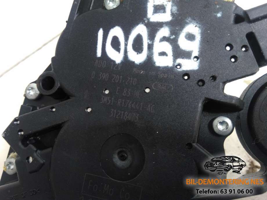 Viskermotor bakrute til Volvo V50 2007-2012 (Fase 2)  (0 390 201 210|)
