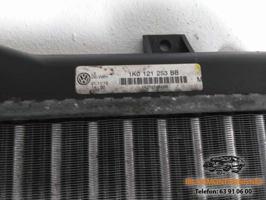 Radiator (automat gir) til VW Passat 2011-2015 (B7) (B7) (1K0121253BB|)