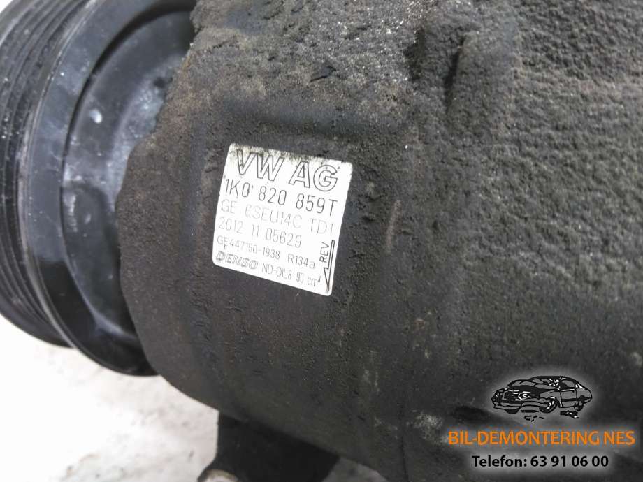 Aircondition kompressor til VW Passat 2011-2015 (B7) (B7) (1K0 820 859T|)